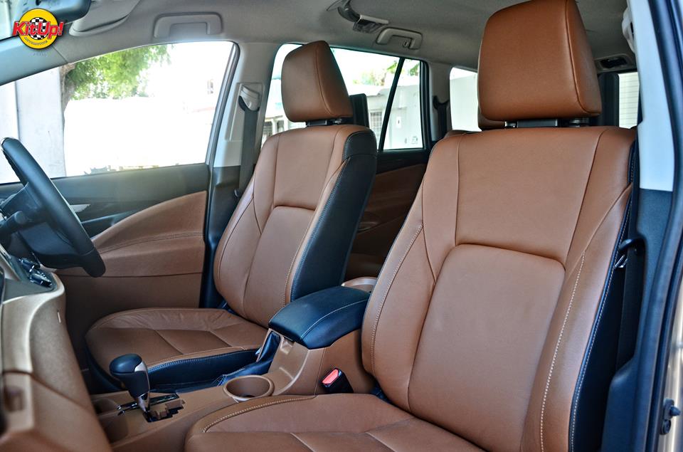 Modified Toyota Innova Crysta seats In Images