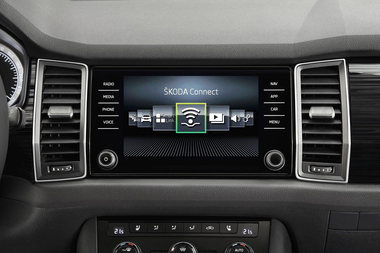 Skoda Kodiaq infotainment system