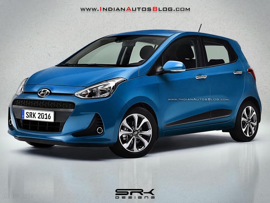 2016 Hyundai Grand i10 (Indian version) - Rendering