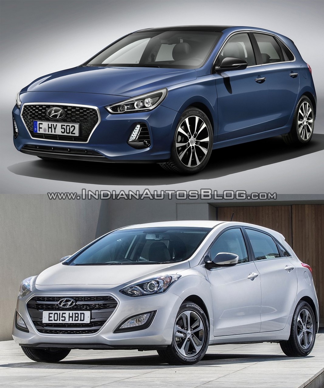 17 Hyundai I30 Vs 15 Hyundai I30 In Images