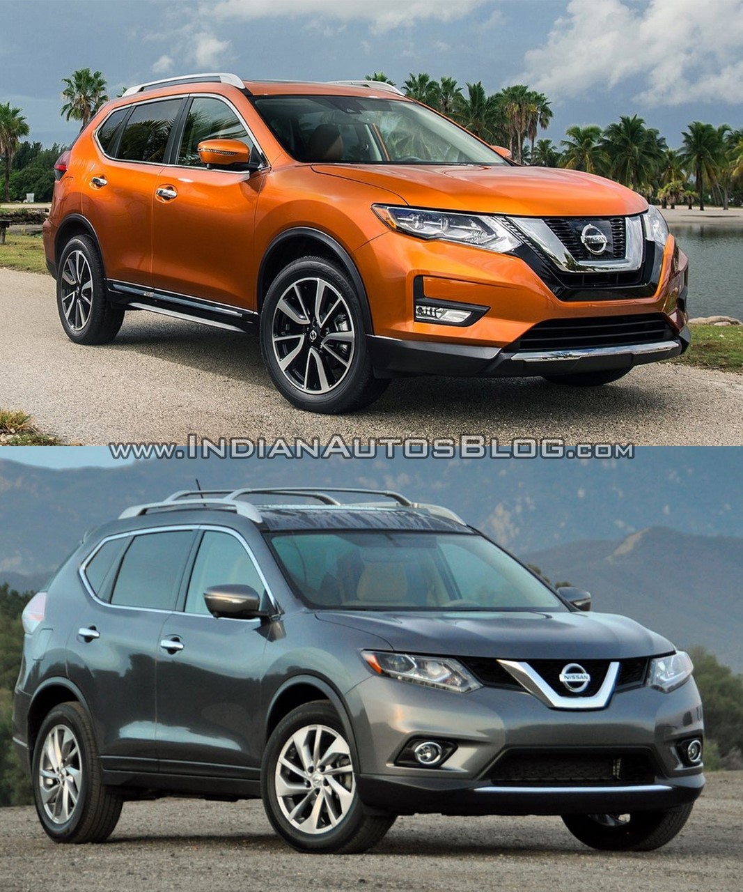 17 Nissan Rogue Vs 14 Nissan Rogue In Images