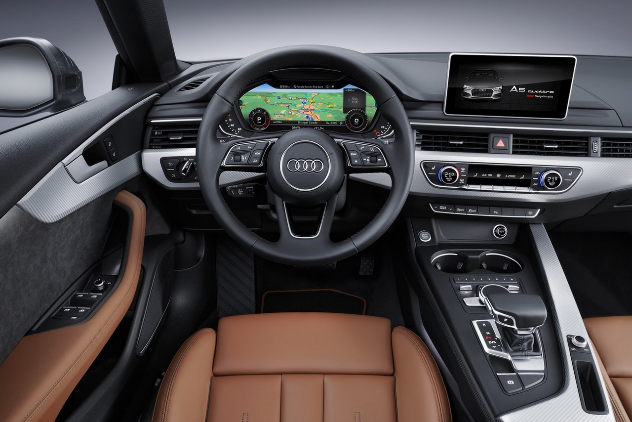2017 Audi A5 Sportback interior dashboard driver side