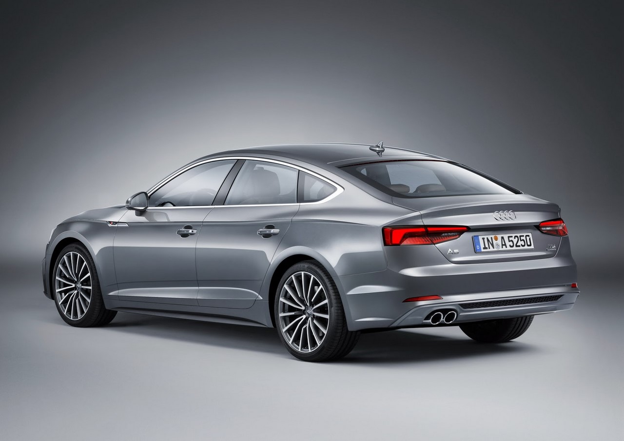2017 Audi A5 Sportback rear three quarters