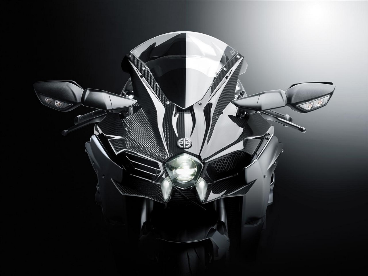 2017 Kawasaki Ninja Carbon H2 front