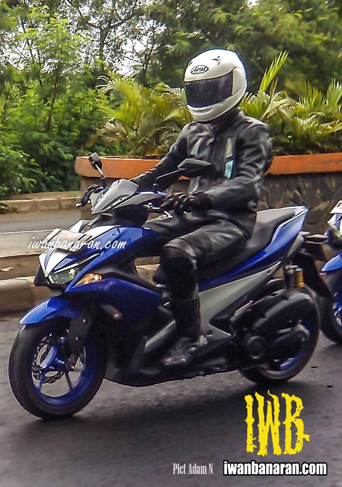 Yamaha NVX 150 front quarters spied