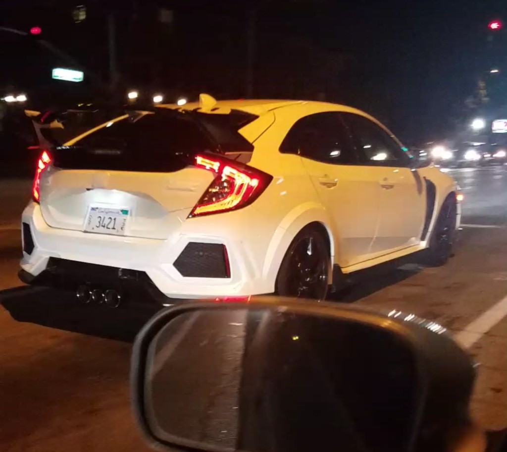 17 Honda Civic Type R Busted In California