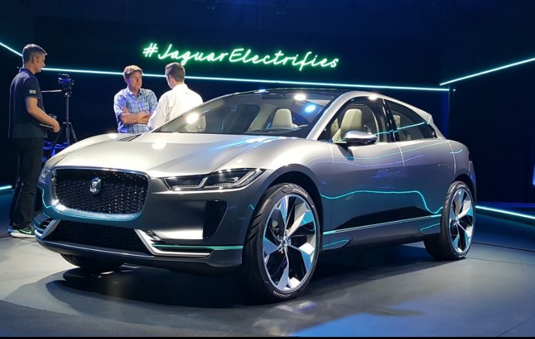 Jaguar i-Pace concept front three quarter live image