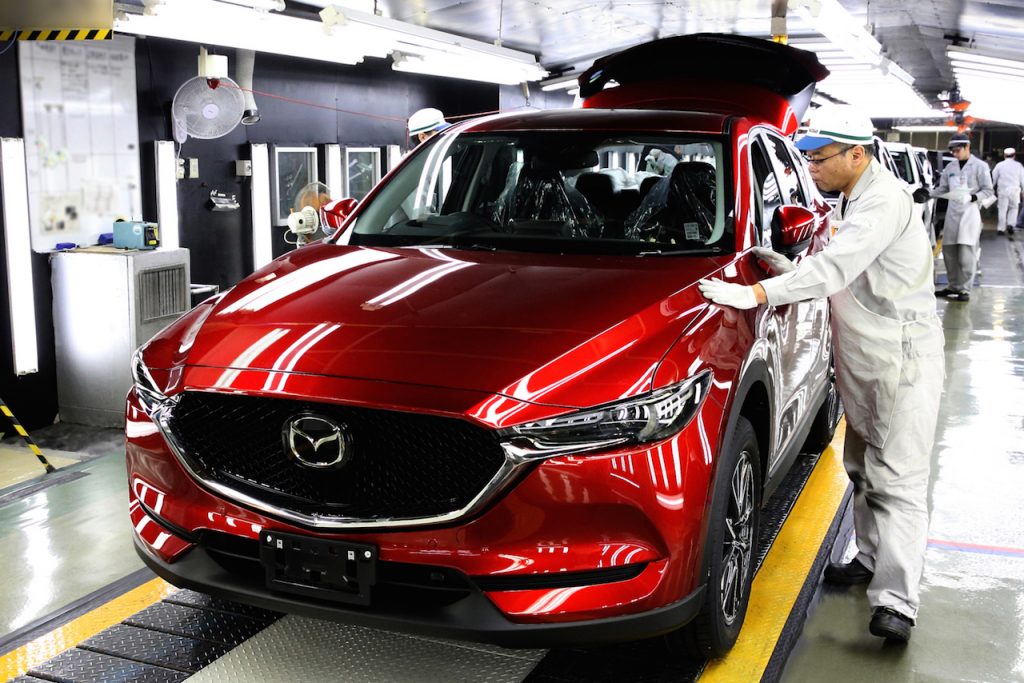 New Mazda CX-5 production commences in Japan
