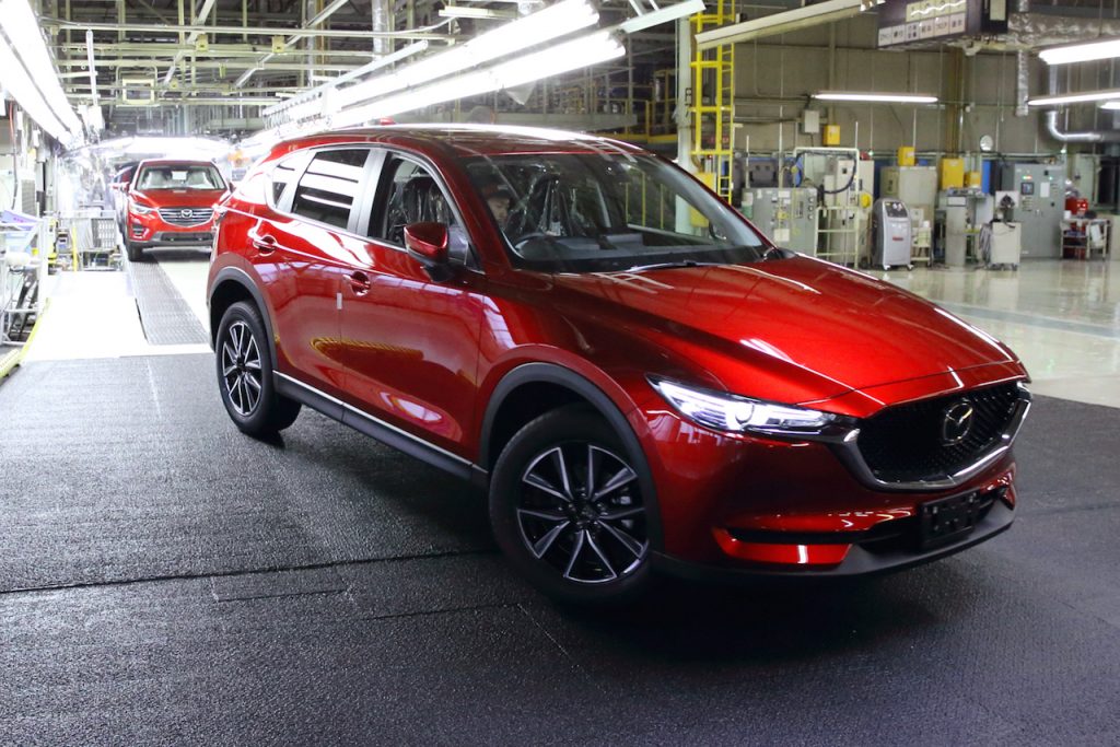 New Mazda CX-5 production starts in Japan