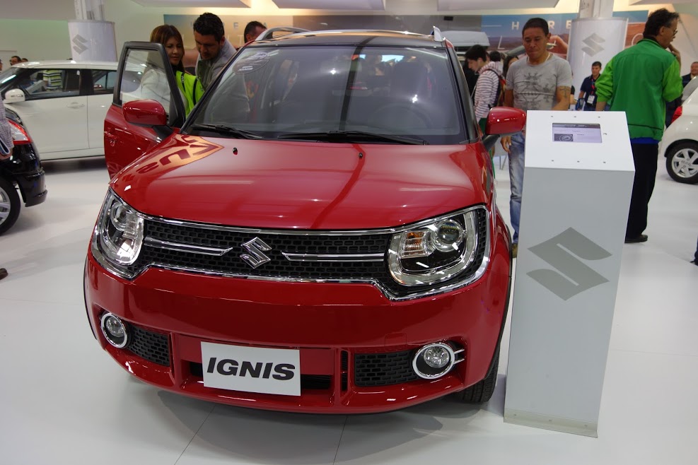 Suzuki Ignis front at 2016 Bogota Auto Show