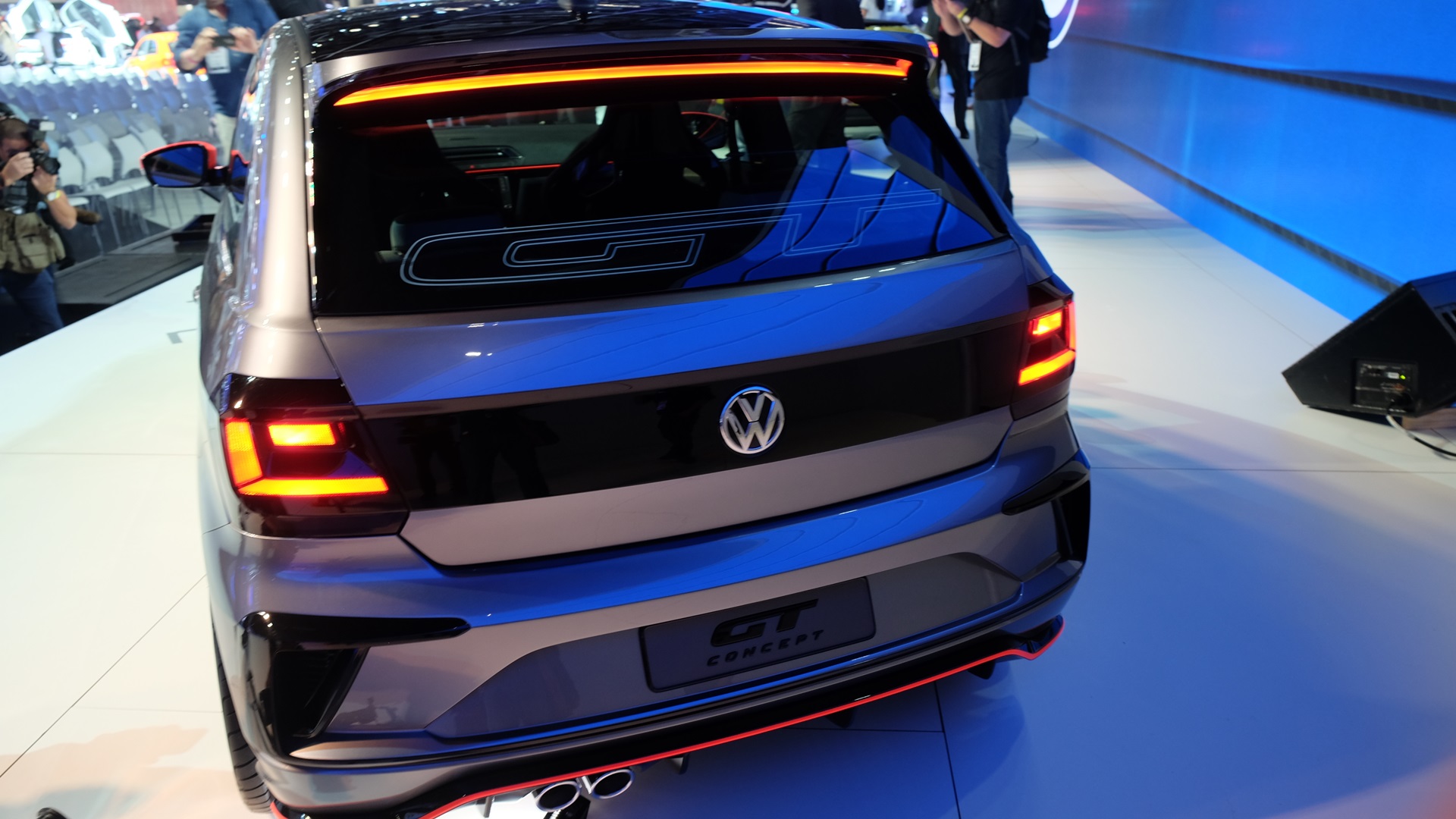 VW Gol GT Concept rear unveiled Brazil
