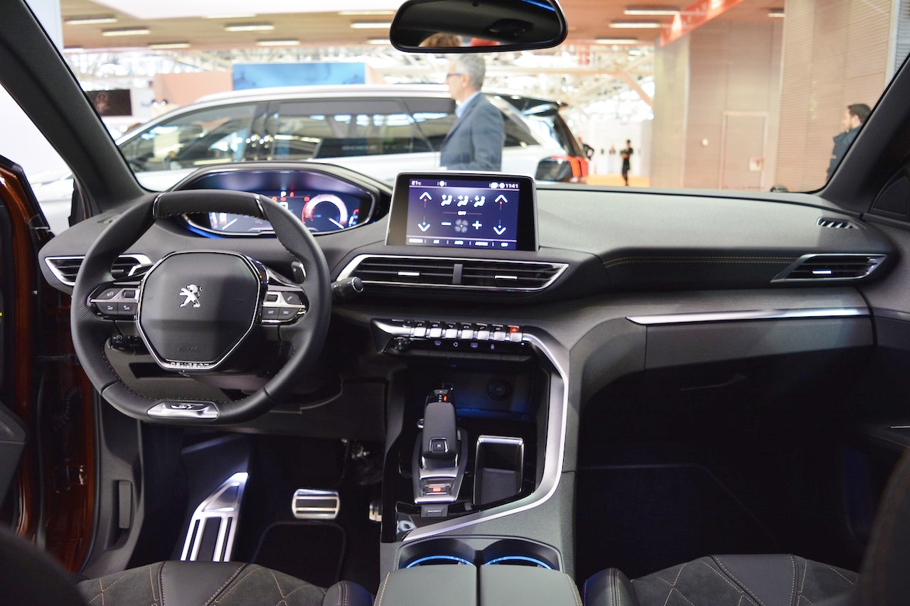 2017 Peugeot 3008 interior dashboard at 2016 Bologna Motor 