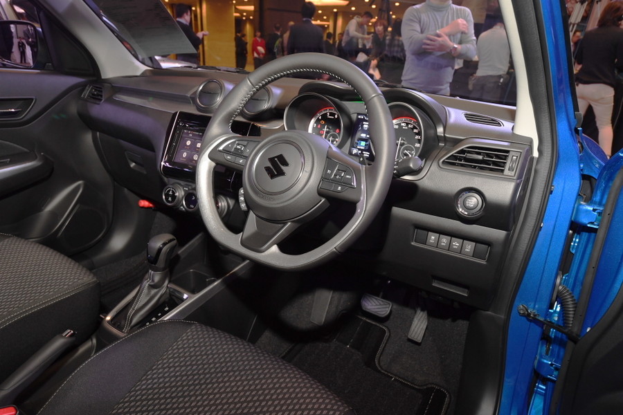 2017 Suzuki Swift interior launch event