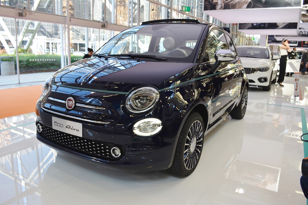 Fiat 500 Riva Bologna Motor Show Live