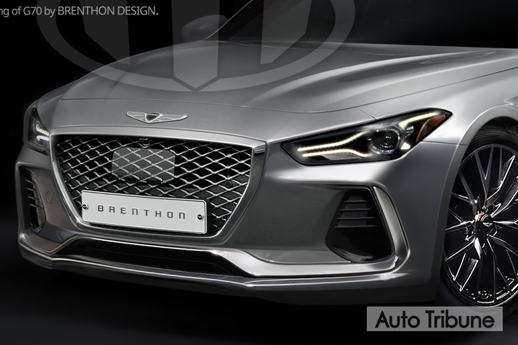 Genesis G70 front fascia rendering