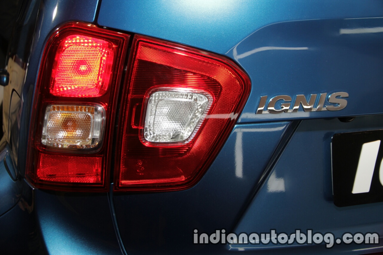 Maruti Ignis taillamp unveiled