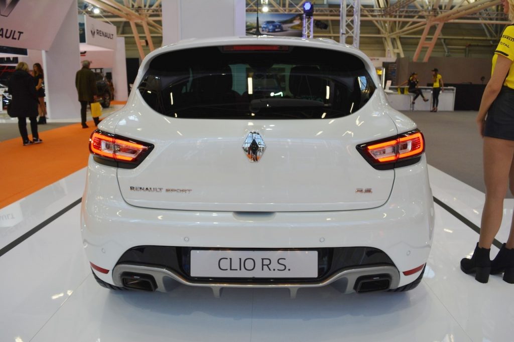 Renault Clio R.S. Trophy 220 rear at 2016 Bologna Motor Show