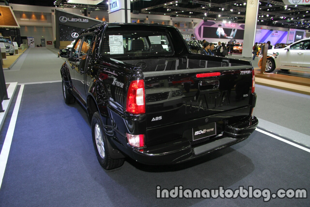 Tata Xenon 150NXtreme rear three quarters left side at 2016 Thai Motor Expo