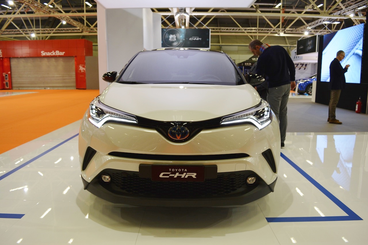 Toyota C-HR front at 2016 Bologna Motor Show