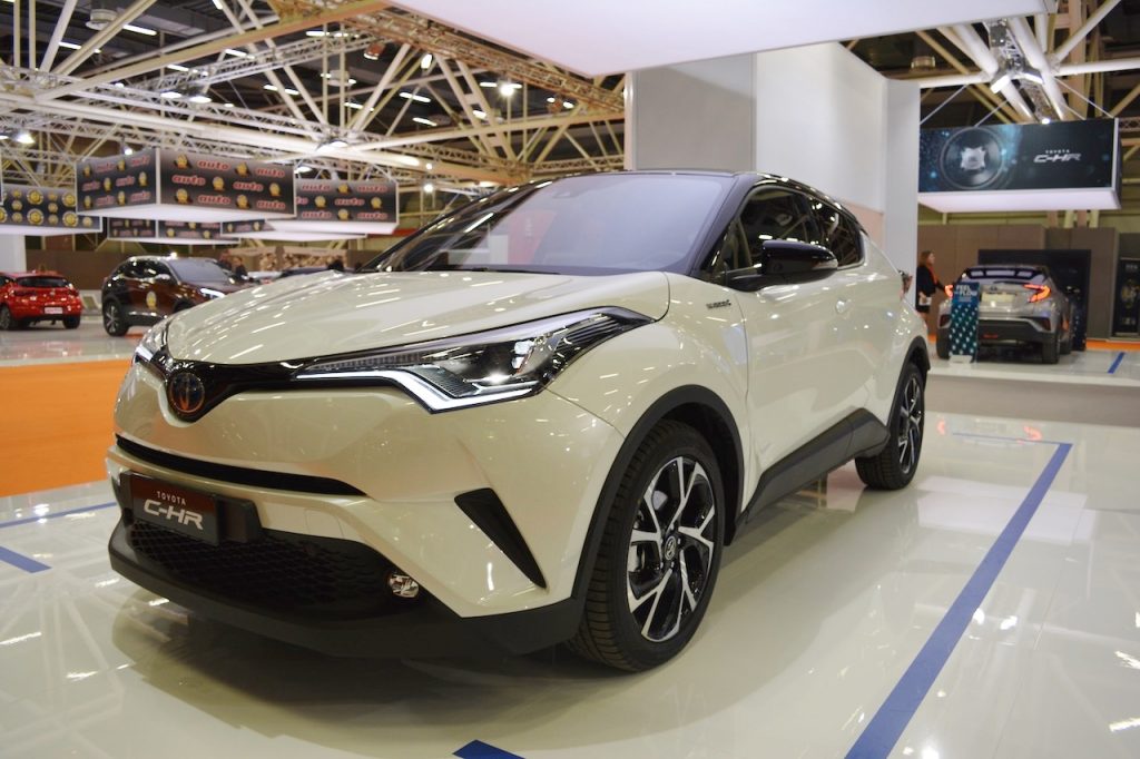 Toyota C-HR front three quarters at 2016 Bologna Motor Show