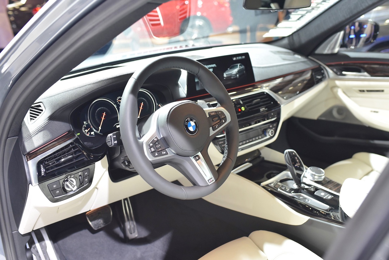 2017 BMW 5 Series (BMW 530d xDrive) at 2017 Vienna Auto Show interior