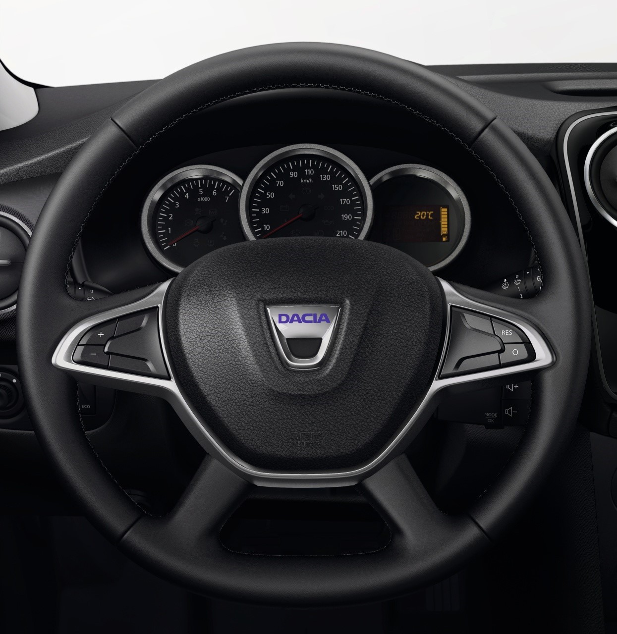 2017 Dacia Lodgy Stepway steering wheel introduced