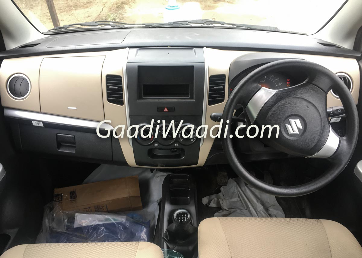 2017 Maruti Wagon R LXI interior spotted