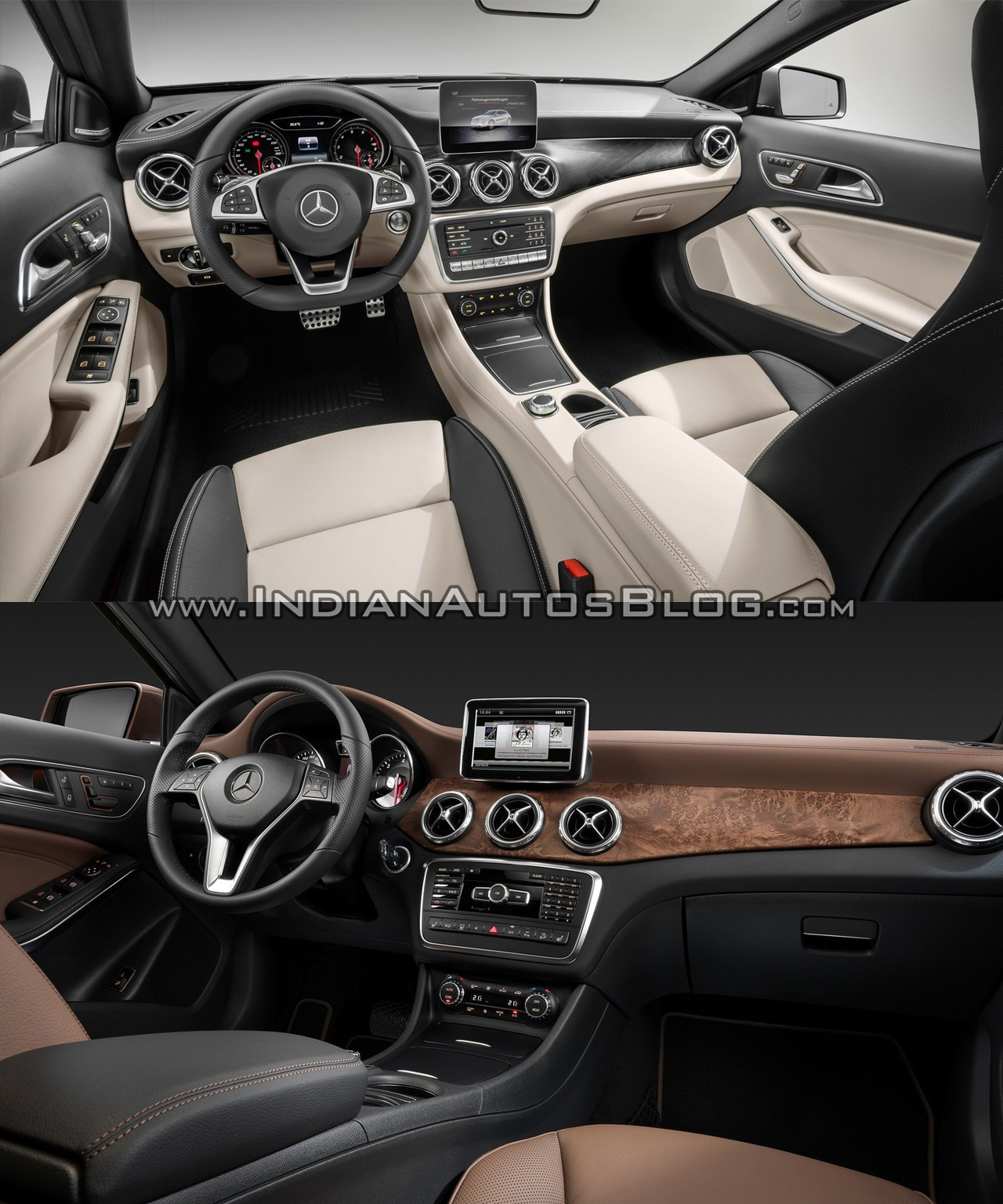 2017 Mercedes GLA vs. 2014 Mercedes GLA interior 2017 Mercedes GLA vs. 2014 Mercedes GLA interior
