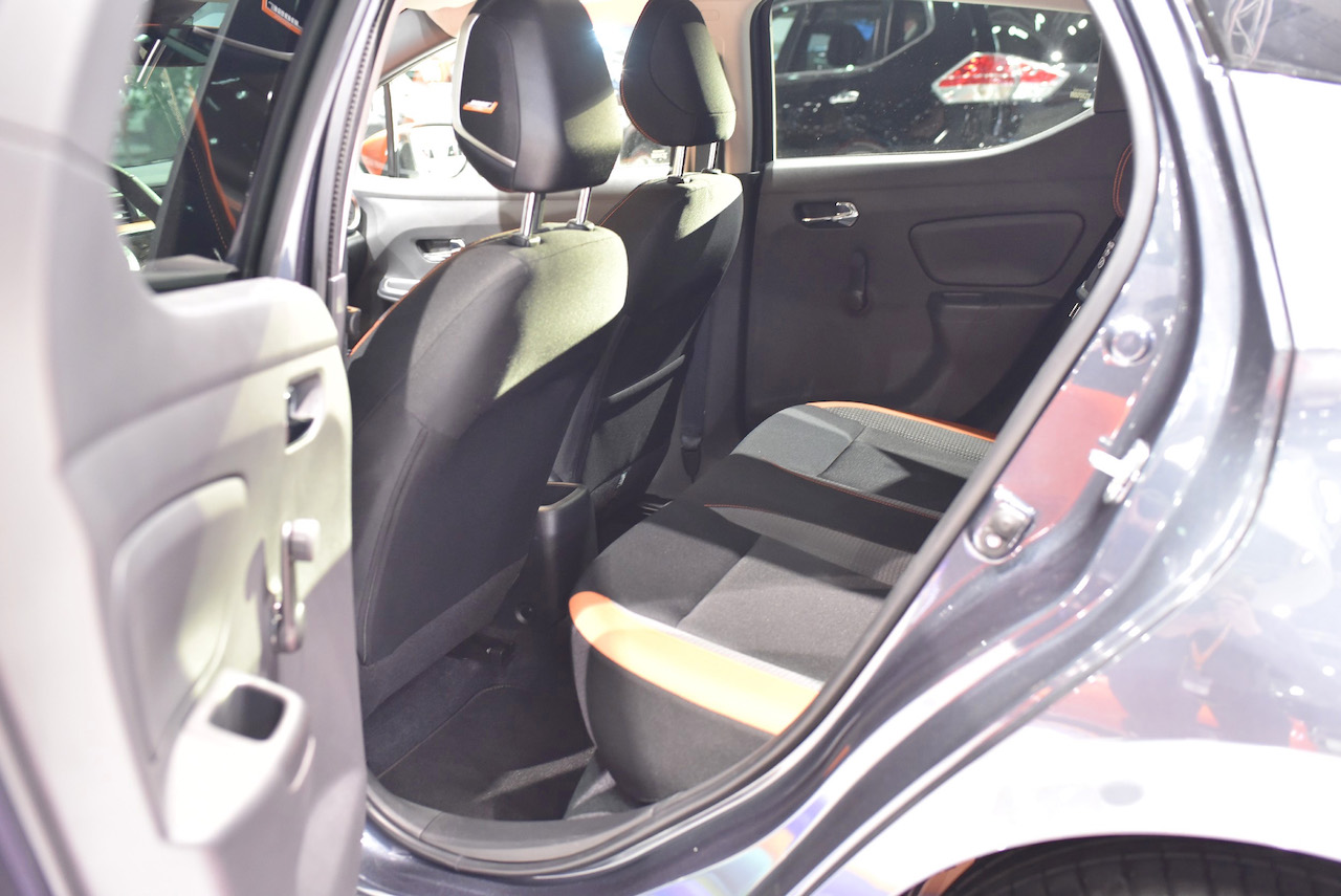 2017 Nissan Micra rear seats at 2017 Vienna Auto Show