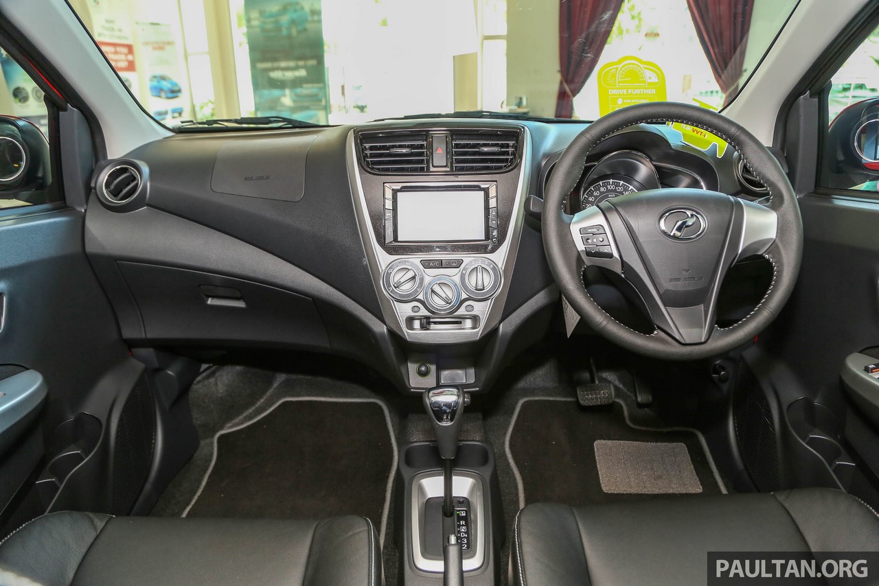 2017 Perodua Axia (facelift) dashboard