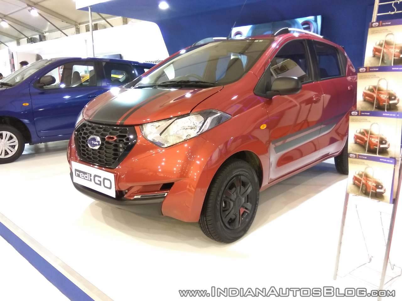 Datsun redi-GO SPORT front three quarters left side at Autocar Performance Show 2017