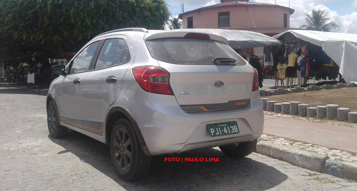 Ford Ka Trail (Ford Figo Cross) spied undisguised in Brazil