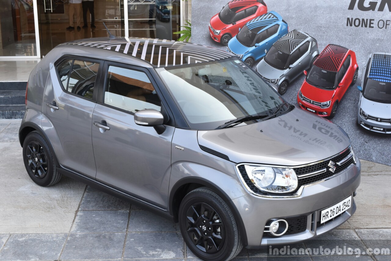 Maruti Ignis glistening grey First Drive Review
