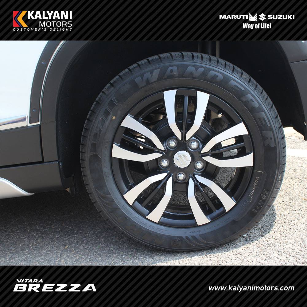 Maruti Vitara Brezza Limited Edition by Kalyani Motors wheel