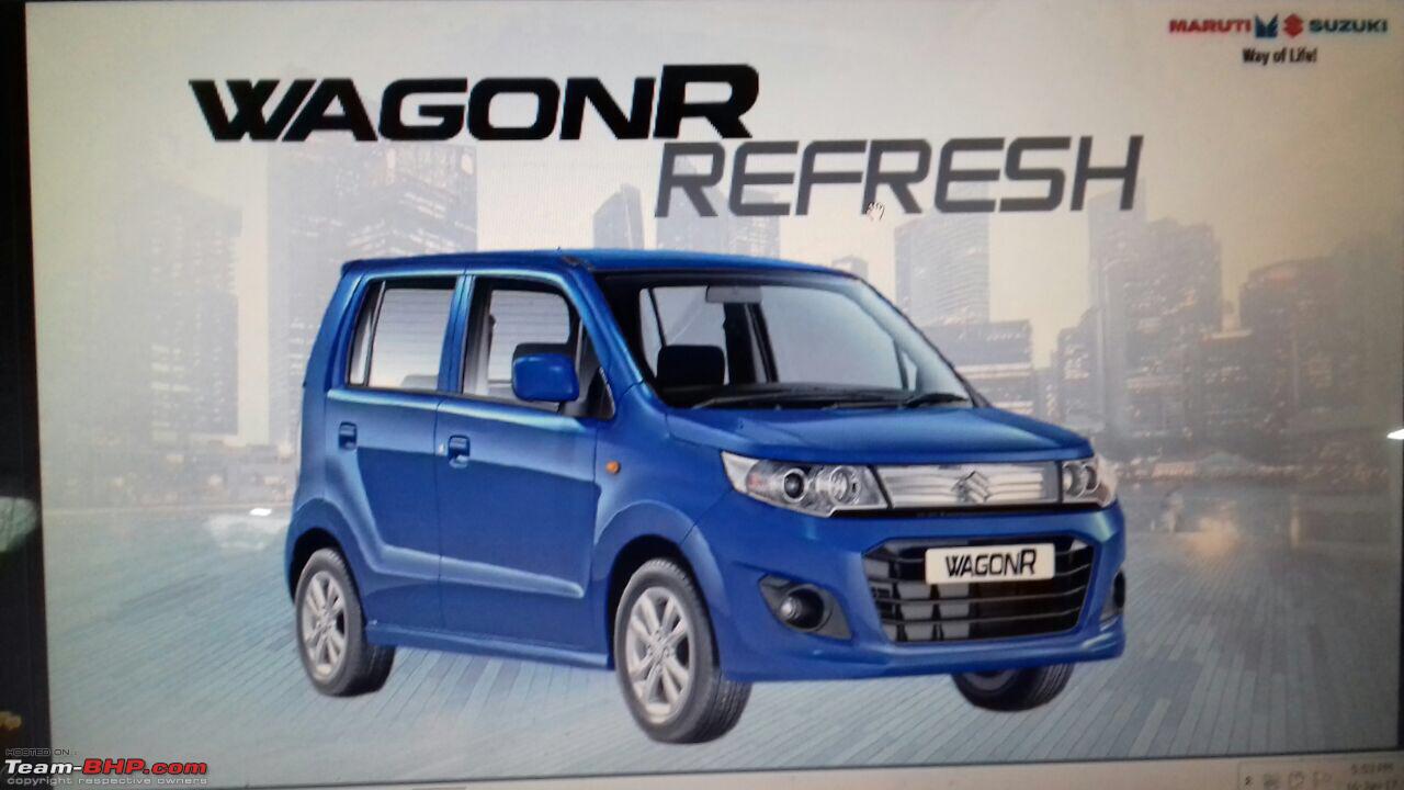 Maruti Wagon R Refresh front digital brochure leak