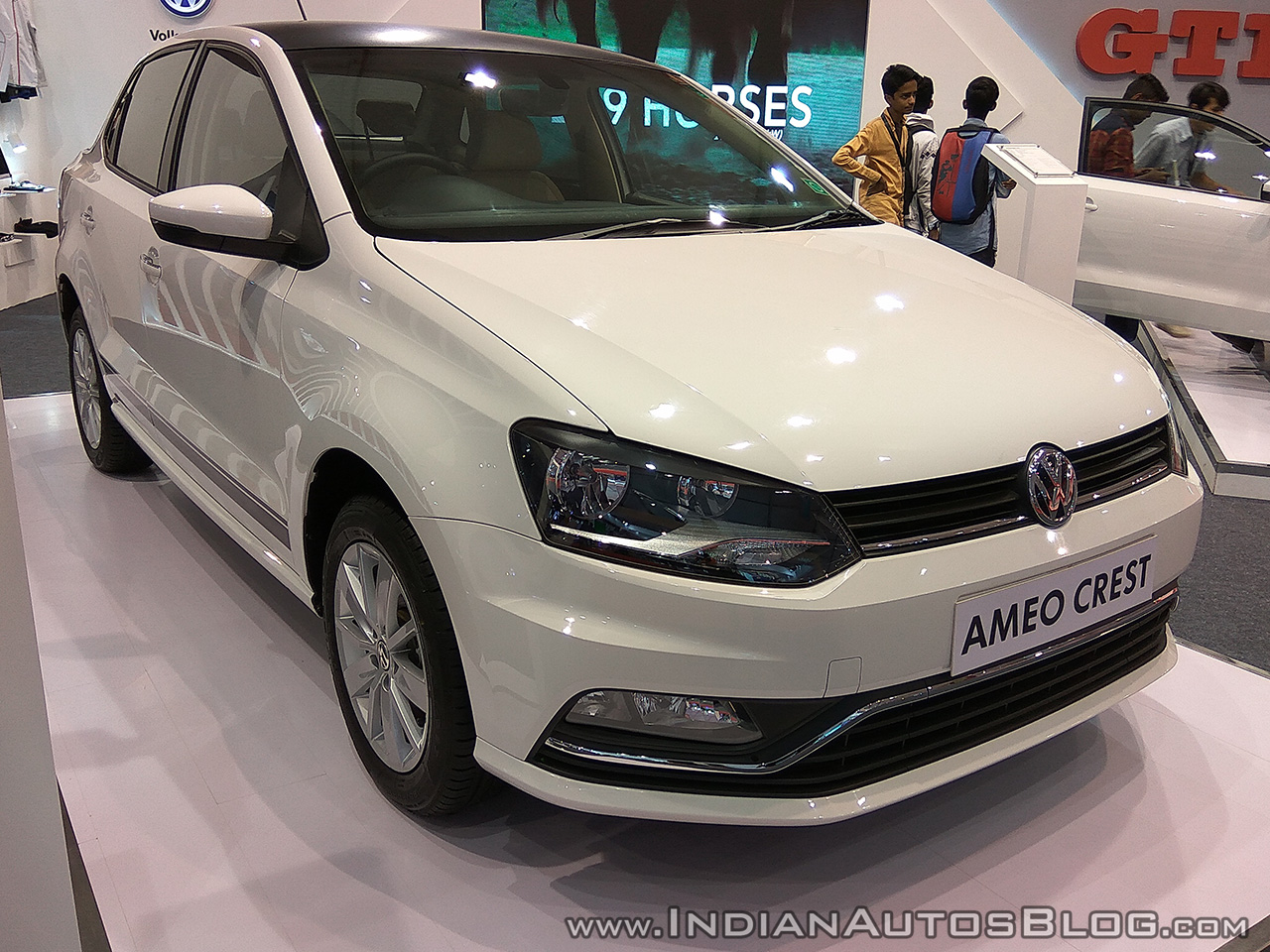 VW Ameo Crest showcased at APS 2017