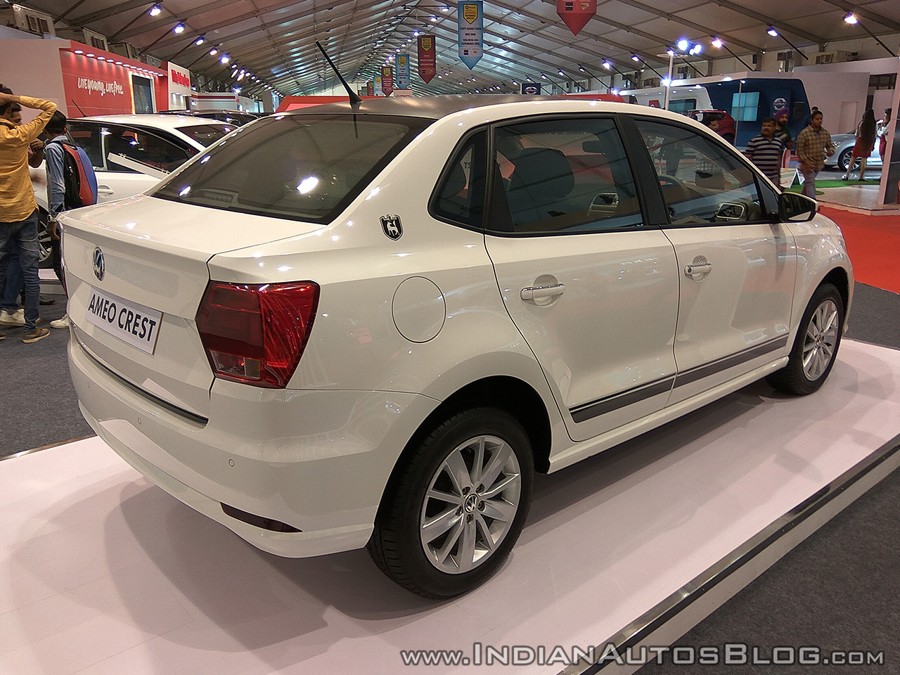 VW Ameo Crest rear three quarters right side at Autocar Performance ...