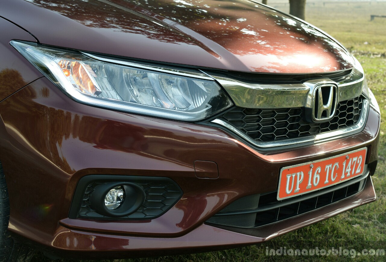 2017 Honda City ZX (facelift) front end First Drive Review