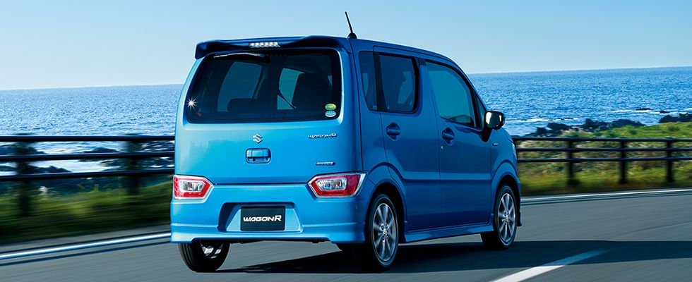 2017 Suzuki Wagon R rear three quarters right side