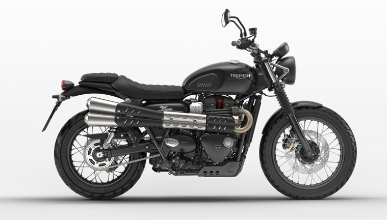 Triumph Street Scrambler side