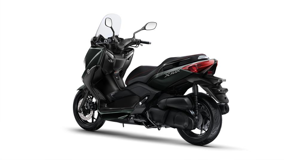 Yamaha X-Max 250 studio rear three quarter