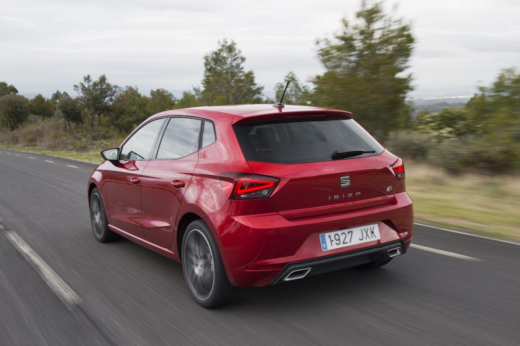 2017 Seat Ibiza rear three quarter