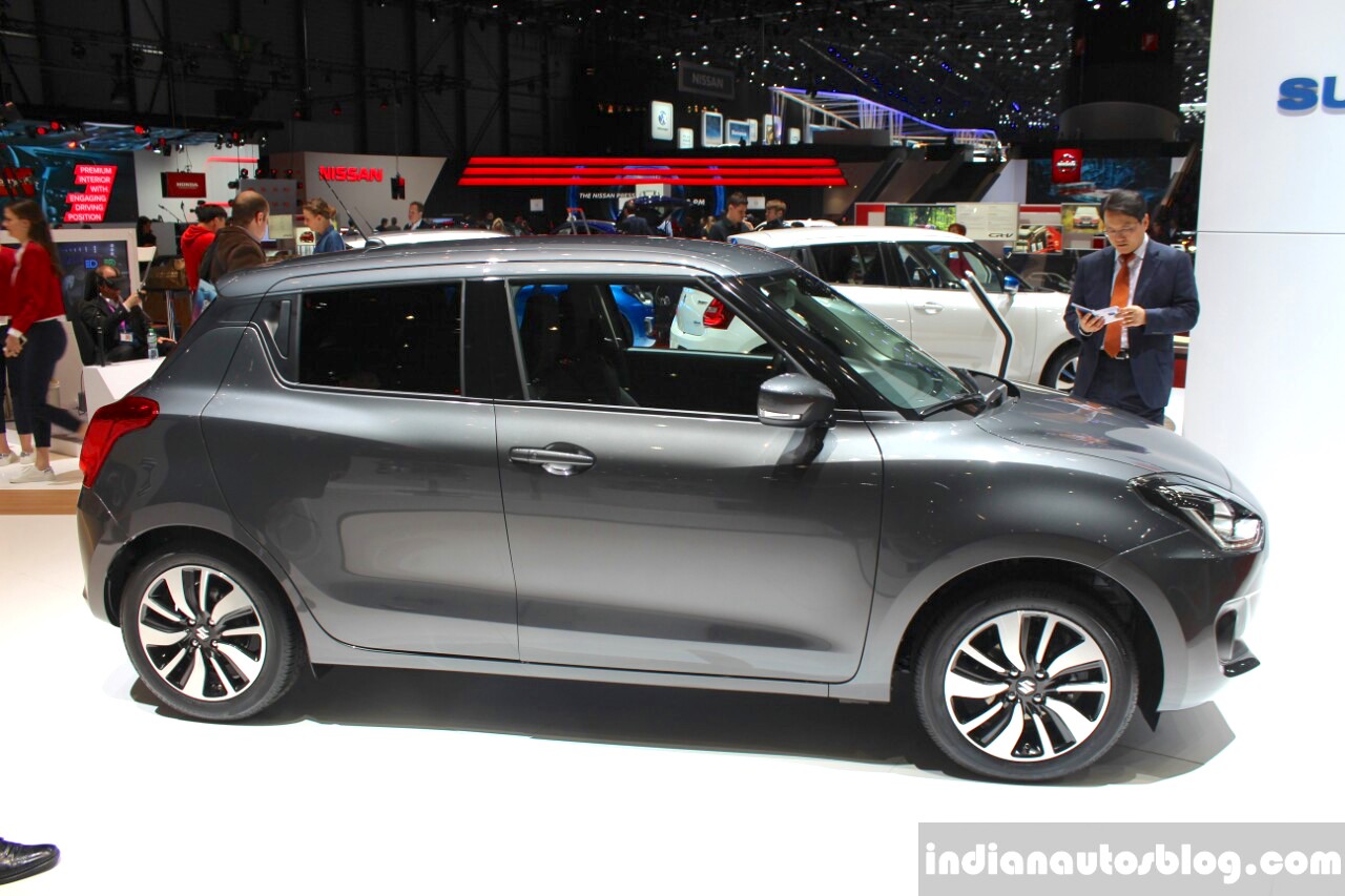 2017 Suzuki Swift (2017 Maruti Swift) side Geneva Live