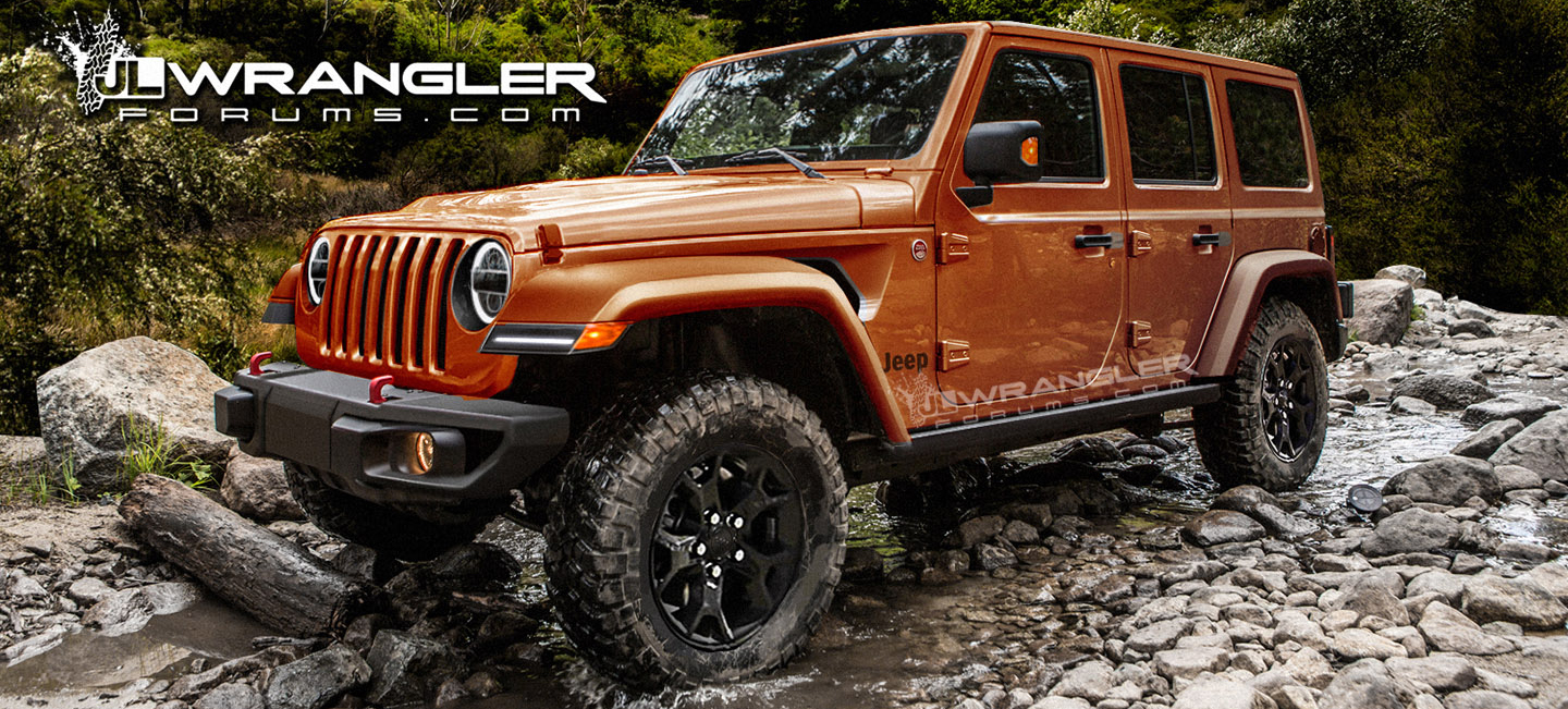 2018 Jeep Wrangler (4th gen) exterior revealed in leaked images