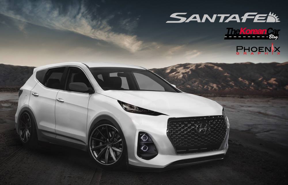 Next-gen Hyundai Santa Fe Rendered