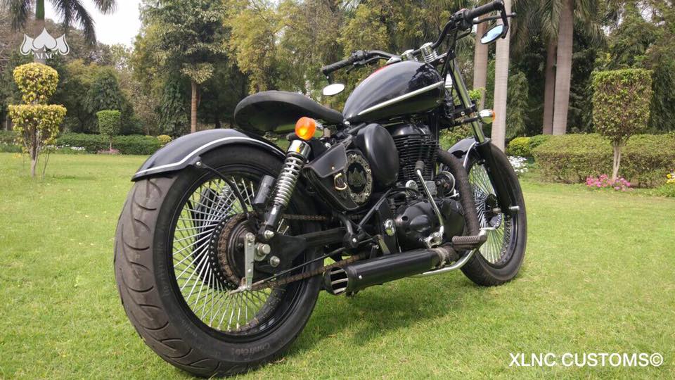 Royal Enfield Classic 350 Multi Spoke Bobber by XLNC Customs