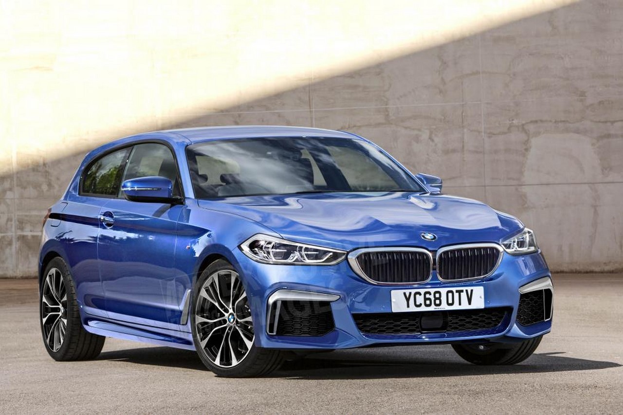 2018 BMW 1 Series front three quarters rendering