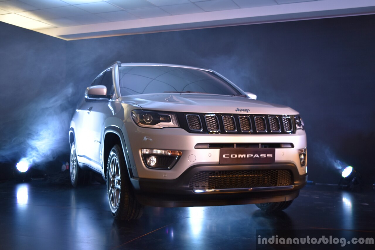 Indiamade Jeep Compass front quarter right unveiled