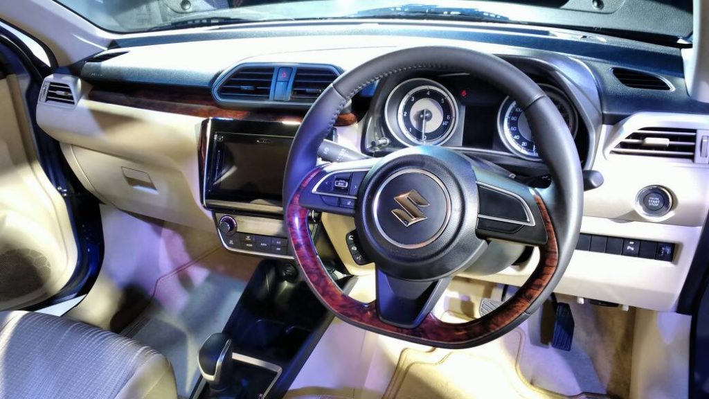 Maruti Dzire 2017 interior image