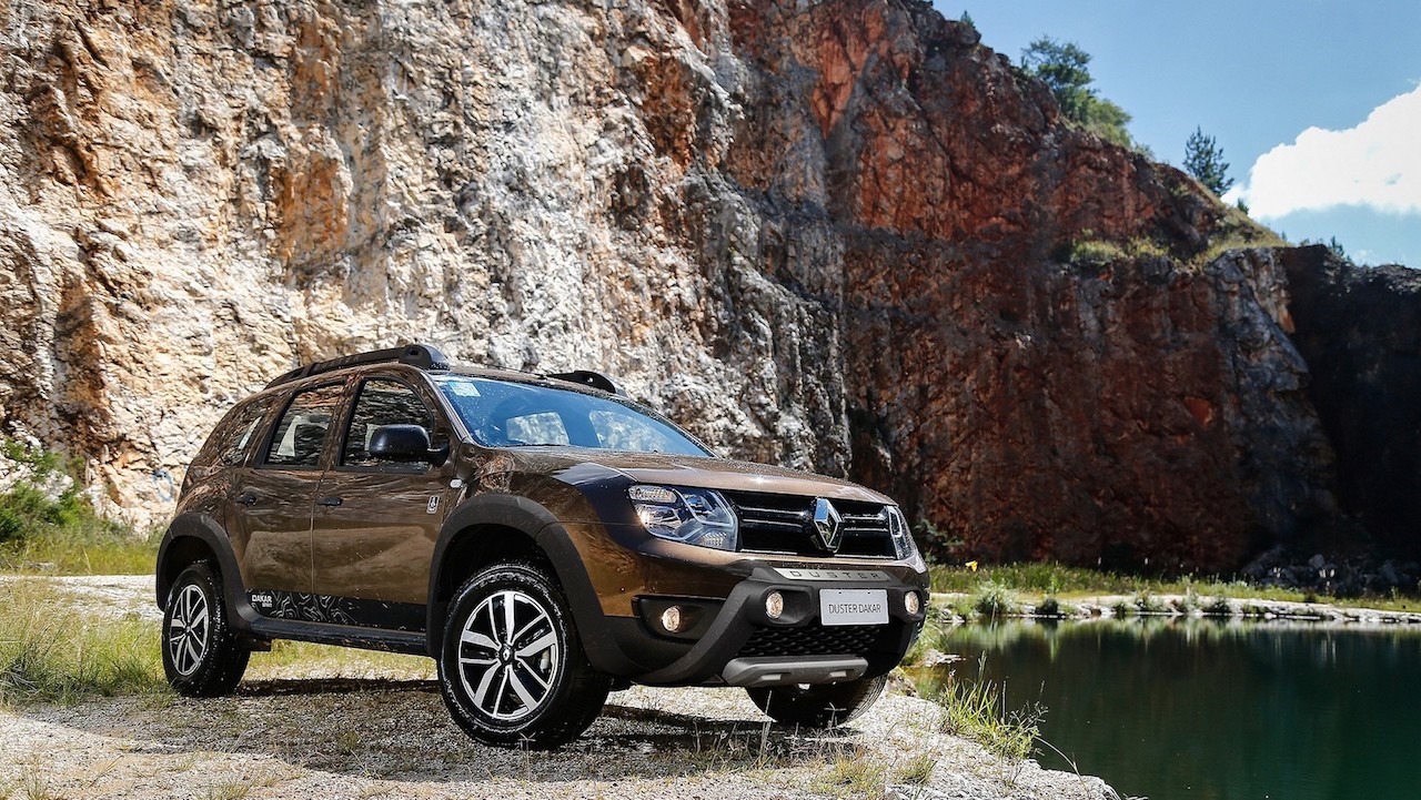 Защита штатного порога для автомобиля RENAULT Duster Dakar 2017, Россия RDD.17.32